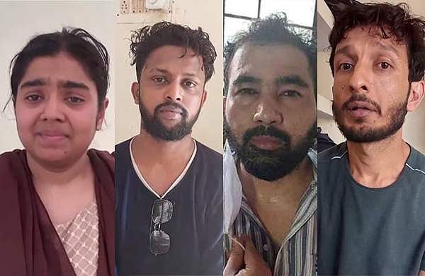 കാറിന്റെ സീറ്റിനടിയിൽ ഒളിപ്പിച്ച് ലഹരിമരുന്ന് കടത്ത്, ദമ്പതികൾ ഉൾപ്പടെ നാലു പേർ പിടിയിൽ