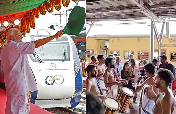 ഉഗ്രന്‍ തൃശൂര്‍!, മേളപ്പെരുക്കത്തില്‍ വന്ദേ ഭാരതിനു സ്വീകരണം; വിഡിയോ പങ്കുവച്ച് പ്രധാനമന്ത്രി