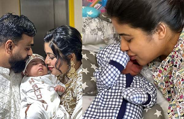 'ഞങ്ങളുടെ രാജകുമാരൻ'; ആദ്യമായി കുഞ്ഞിന്റെ മുഖം വെളിപ്പെടുത്തി ഷംന