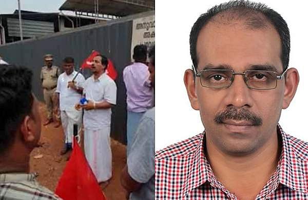 ഫാക്ടറിക്ക് മുന്നില്‍ കൊടിനാട്ടി സിപിഎം; ഒരാഴ്ച മുന്‍പ് ചെയ്തിരുന്നെങ്കില്‍ റസാഖ് ജീവനോടെ ഉണ്ടായേനെ എന്ന് ഭാര്യ
