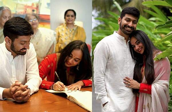 നടി അപൂർവ്വ ബോസ് വിവാഹിതയായി; വരൻ ധിമൻ
