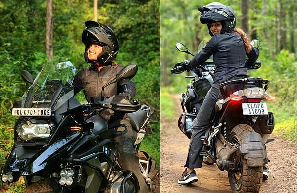 'റൈഡർമാരെ ക്ഷമിക്കൂ, ശരിയായ ബൂട്ട് ധരിക്കാനായില്ല'; കാട്ടിലൂടെ മഞ്ജുവിന്റെ ബൈക്ക് റൈഡ്