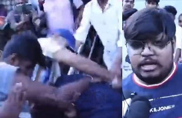 ആദിപുരുഷ് മോശമെന്ന് പറഞ്ഞു; യുവാവിനെ വളഞ്ഞിട്ട് തല്ലി ആരാധകർ, വിഡിയോ