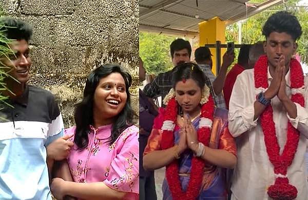 വിവാദങ്ങൾക്കൊടുവിൽ ആൽഫിയയും അഖിലും വിവാഹിതരായി; കോവളത്തെ ക്ഷേത്രത്തിൽ വെച്ച് മിന്നുകെട്ടി