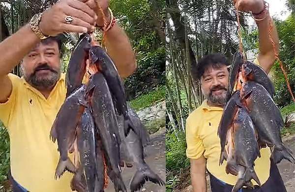 'കറിവെച്ചിട്ട് അറിയിക്കാം!', പിടയ്ക്കണ മീനുകളുമായി ജയറാം; വിഡിയോ
