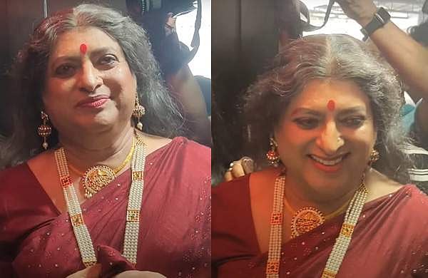'രാവിലെ എന്റെ മീശയെടുത്തു'; പെൺവേഷത്തിൽ തിയറ്ററിൽ എത്തി സംവിധായകൻ; വിഡിയോ