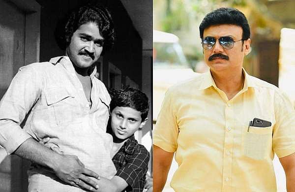 'ബാബുവായി ലാലേട്ടനും രവിക്കുട്ടനായി ഞാനും'; 1982ലെ ചിത്രവുമായി ബൈജു സന്തോഷ് 