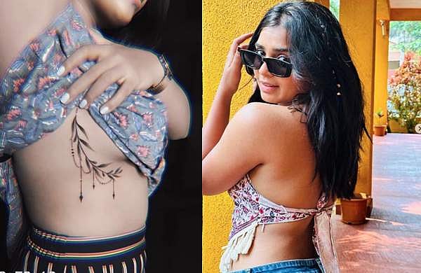 'റിബ് ടാറ്റു' വെളിപ്പെടുത്തി നടി ​ഗൗരി കിഷൻ; വൈറൽ ചിത്രം 