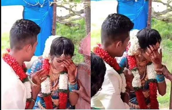 വധൂവരന്‍മാരുടെ തല കൂട്ടിമുട്ടിച്ച സംഭവം; ഒരാള്‍ കസ്റ്റഡിയില്‍, സ്ത്രീത്വത്തെ അപമാനിച്ചതിന് കേസ്