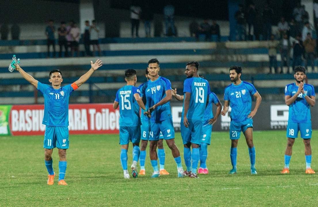 വീണ്ടും 100ൽ താഴെ; ഫിഫ റാങ്കിങിൽ കുതിച്ച് ഇന്ത്യ