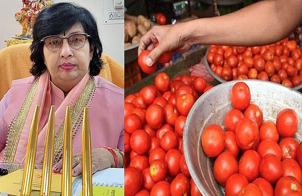 തക്കാളി കഴിക്കാതിരുന്നാല്‍ മതി, വില താനേ കുറയും; യുപി മന്ത്രി