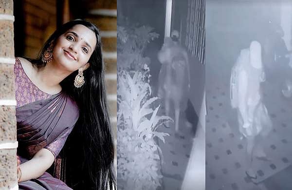 ബാ​ഗും റെയിൻകോട്ടും ഇട്ട് വന്നു, മുഖം തോർത്ത് കൊണ്ട് മറച്ചു; നടി മാളവികയുടെ വീട്ടിൽ മോഷണം, ദൃശ്യങ്ങൾ പുറത്തുവിട്ട് ഭർത്താവ് 