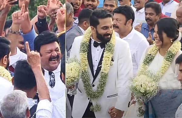 ലാലു അലക്സിന്റെ മകൾ സിയ വിവാ​ഹിതയായി, പാട്ടും ഡാൻസുമായി വരവേറ്റ് താരം; വിഡിയോ