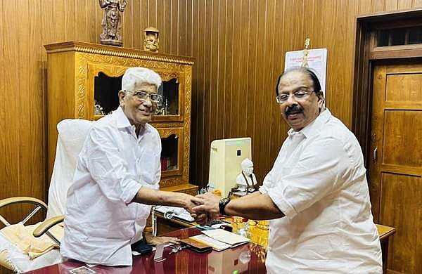 'സിപിഎമ്മിന്റെ ഉമ്മാക്കിയൊന്നും എന്‍ എസ്എസ്സിനോട് വേണ്ട'; ജി സുകുമാരന്‍ നായരെ സന്ദർശിച്ച് സുധാകരൻ