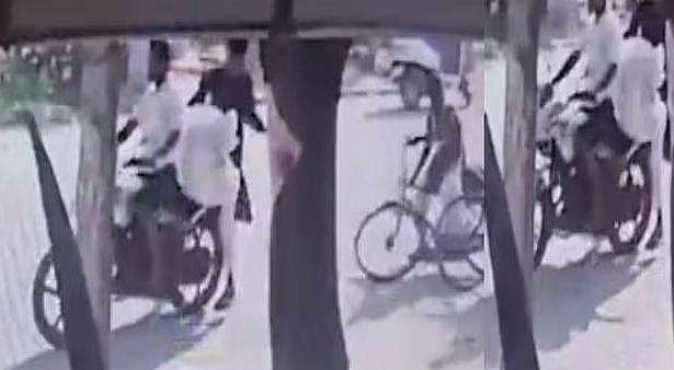 ബൈക്കിലെത്തിയവര്‍ ദുപ്പട്ടയില്‍ പിടിച്ചുവലിച്ചു; സൈക്കിളില്‍നിന്ന് തെറിച്ചുവീണ 17കാരി മറ്റൊരു ബൈക്കിടിച്ച് മരിച്ചു