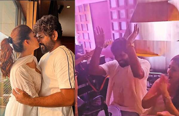 വിഘ്‌നേശിന്റെ സം​ഗീതത്തിന് താളം പിടിച്ച് നയൻതാര, പ്രിയതമന്റെ പിറന്നാൾ ആഘോഷമാക്കി താരം, വിഡിയോ 